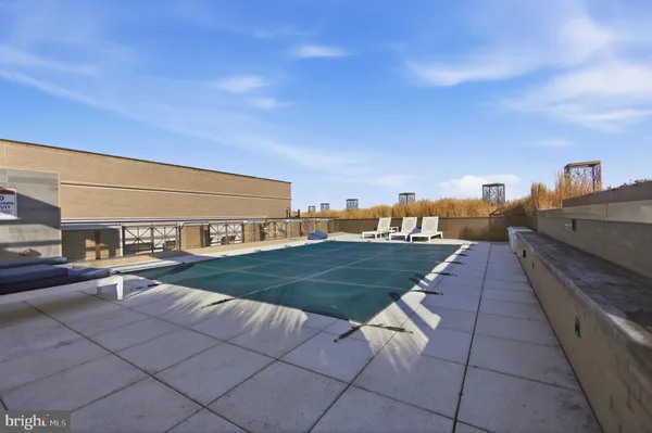 a view of terrace with seating space