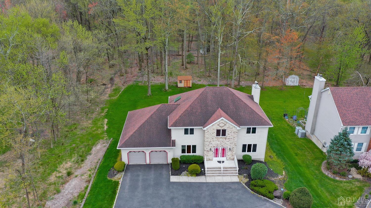 861 New Dover Road Edison, NJ 08820 - Photo 50 of 53 aerial view of house with green space