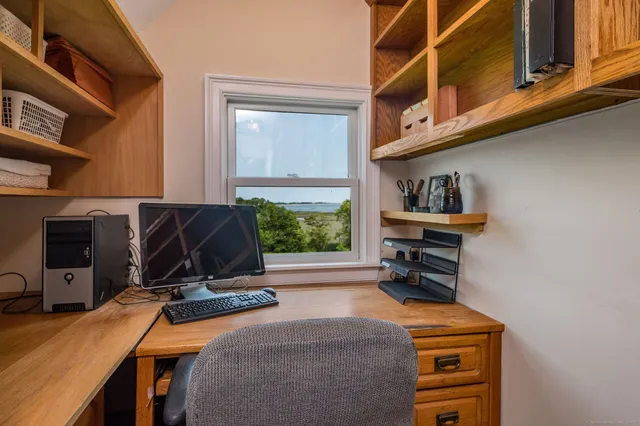 a room with musical instruments