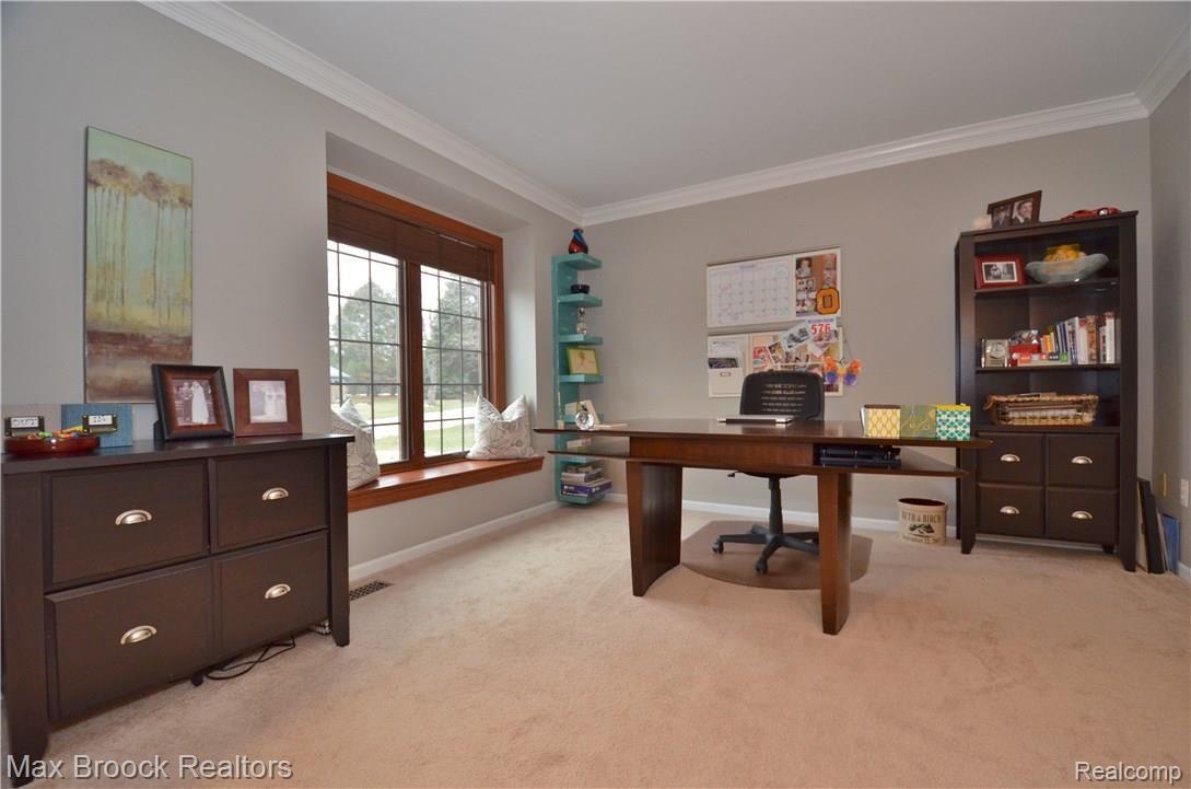 448 Shellbourne Drive Rochester, MI 48309 - Photo 22 of 46 LIVING ROOM CURRENTLY USED AS AN OFFICE