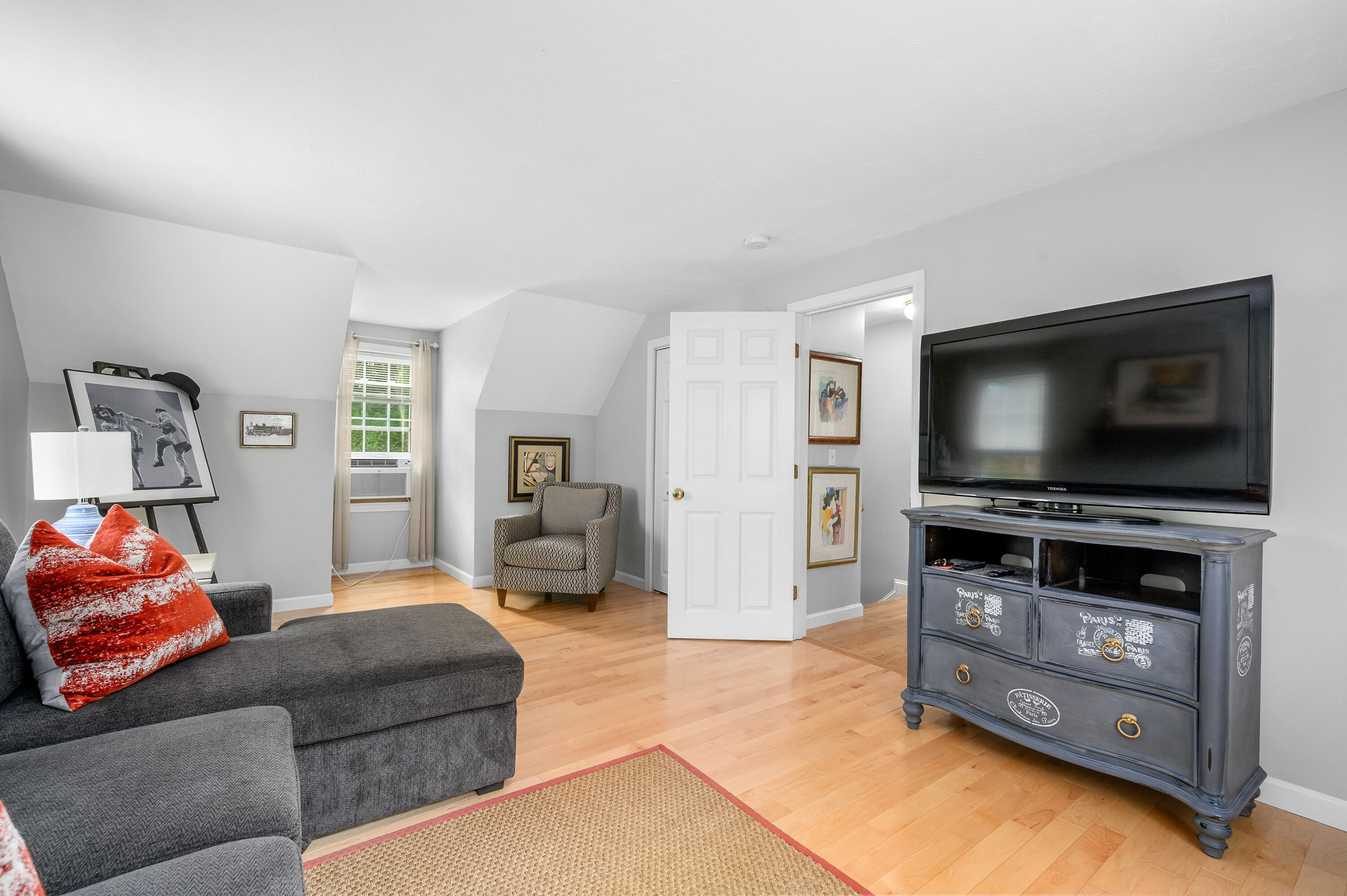 4 Santuit Lane Mashpee, MA 02649 - Photo 25 of 36 a living room with furniture and a flat screen tv