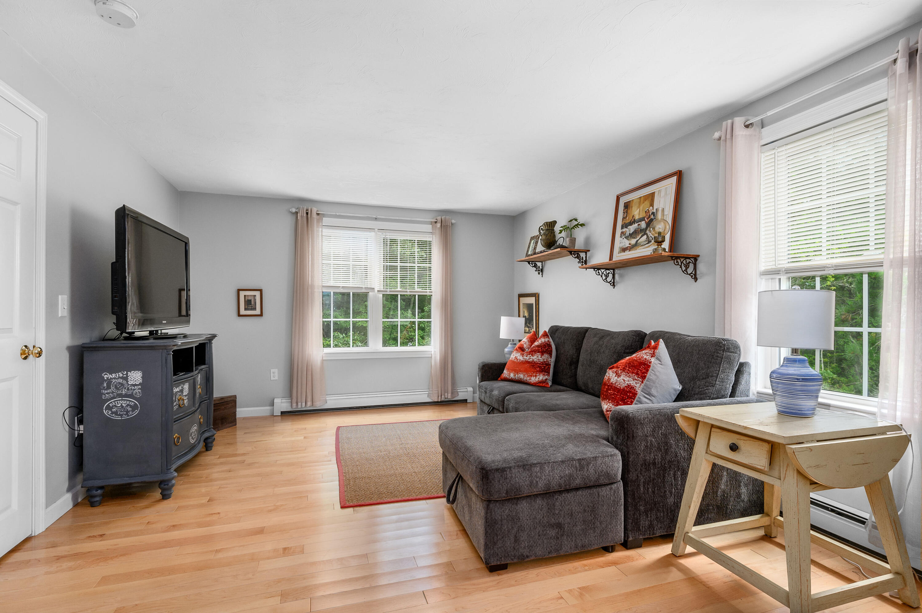 4 Santuit Lane Mashpee, MA 02649 - Photo 26 of 36 a living room with furniture a flat screen tv and a window