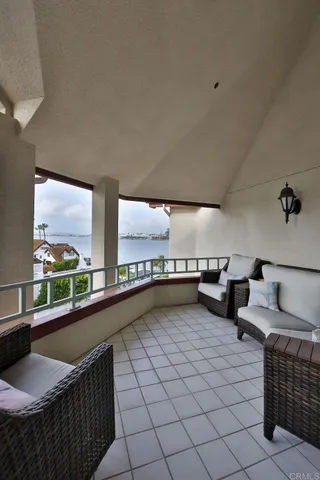 a view of a living room with furniture