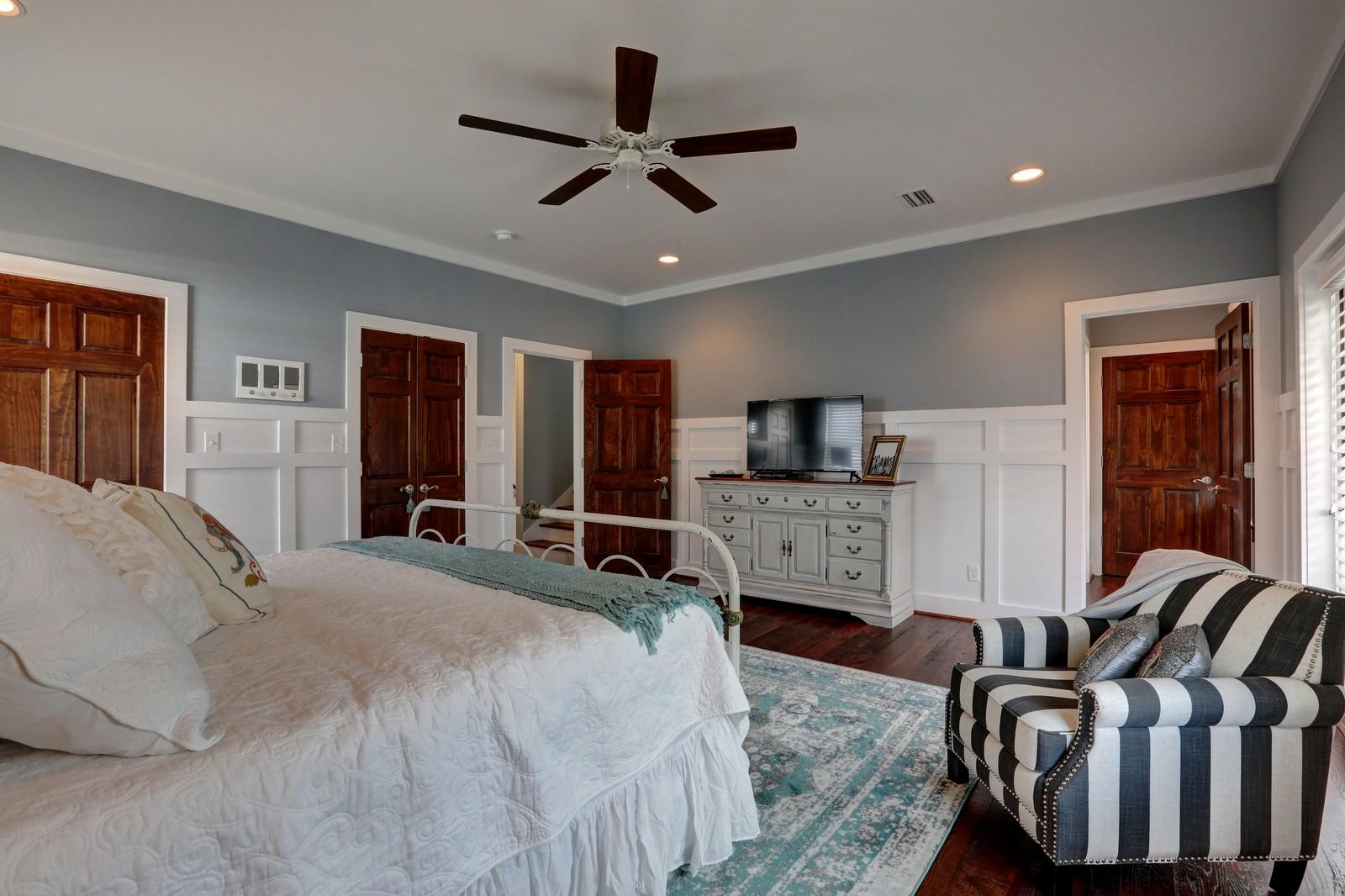 72 Gulf Point Road Santa Rosa Beach, FL 32459 - Photo 26 of 47 a bedroom with a bed a couch and dresser