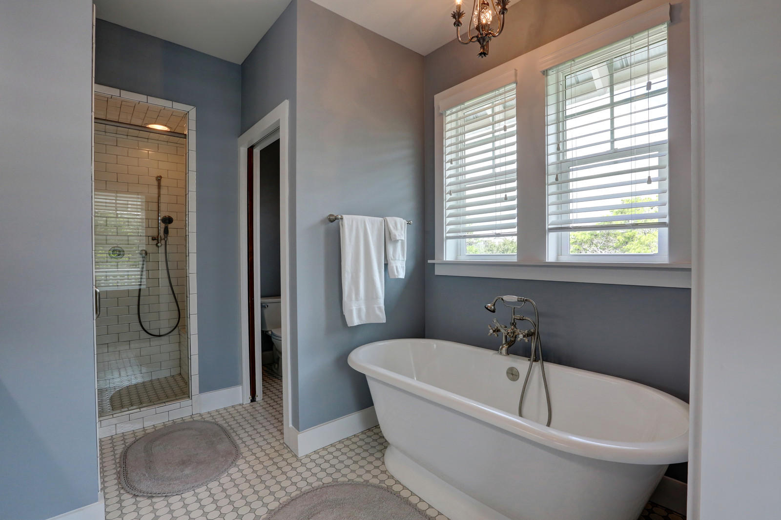 72 Gulf Point Road Santa Rosa Beach, FL 32459 - Photo 28 of 47 a bathroom with a tub a toilet and a shower