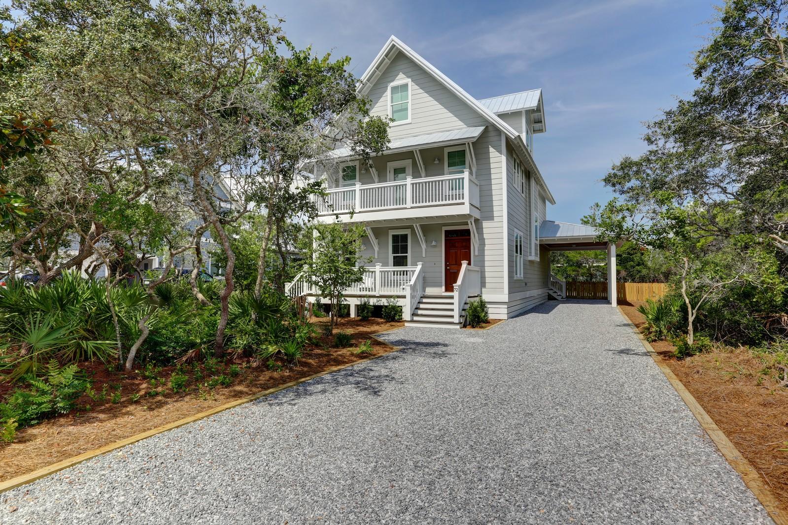72 Gulf Point Road Santa Rosa Beach, FL 32459 - Photo 6 of 47 front view of a house with a street