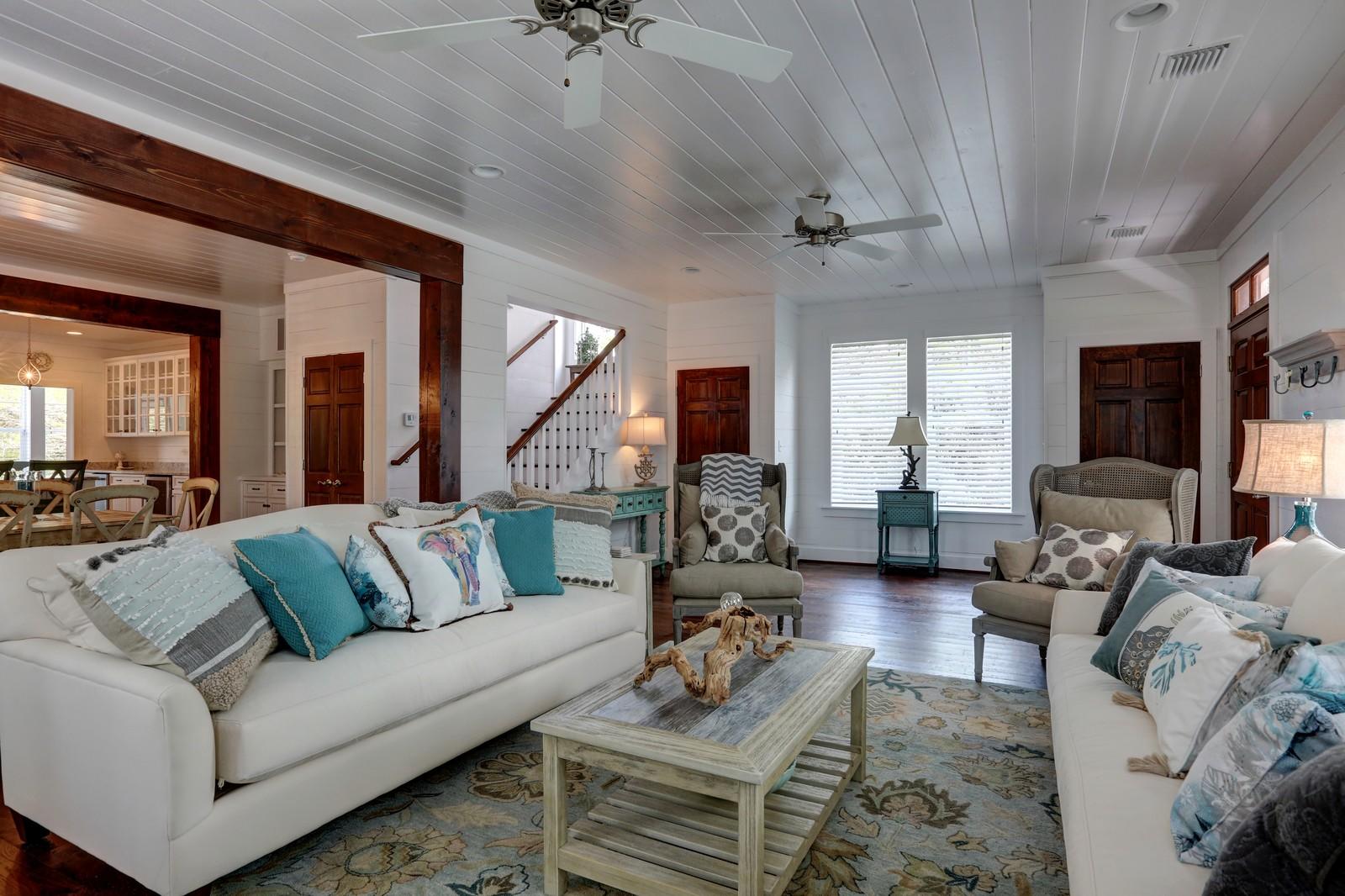 72 Gulf Point Road Santa Rosa Beach, FL 32459 - Photo 10 of 47 a living room with furniture and a large window
