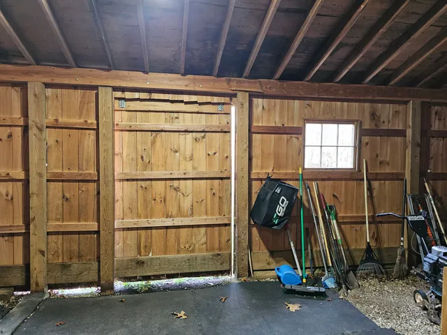 a view of storage and utility room