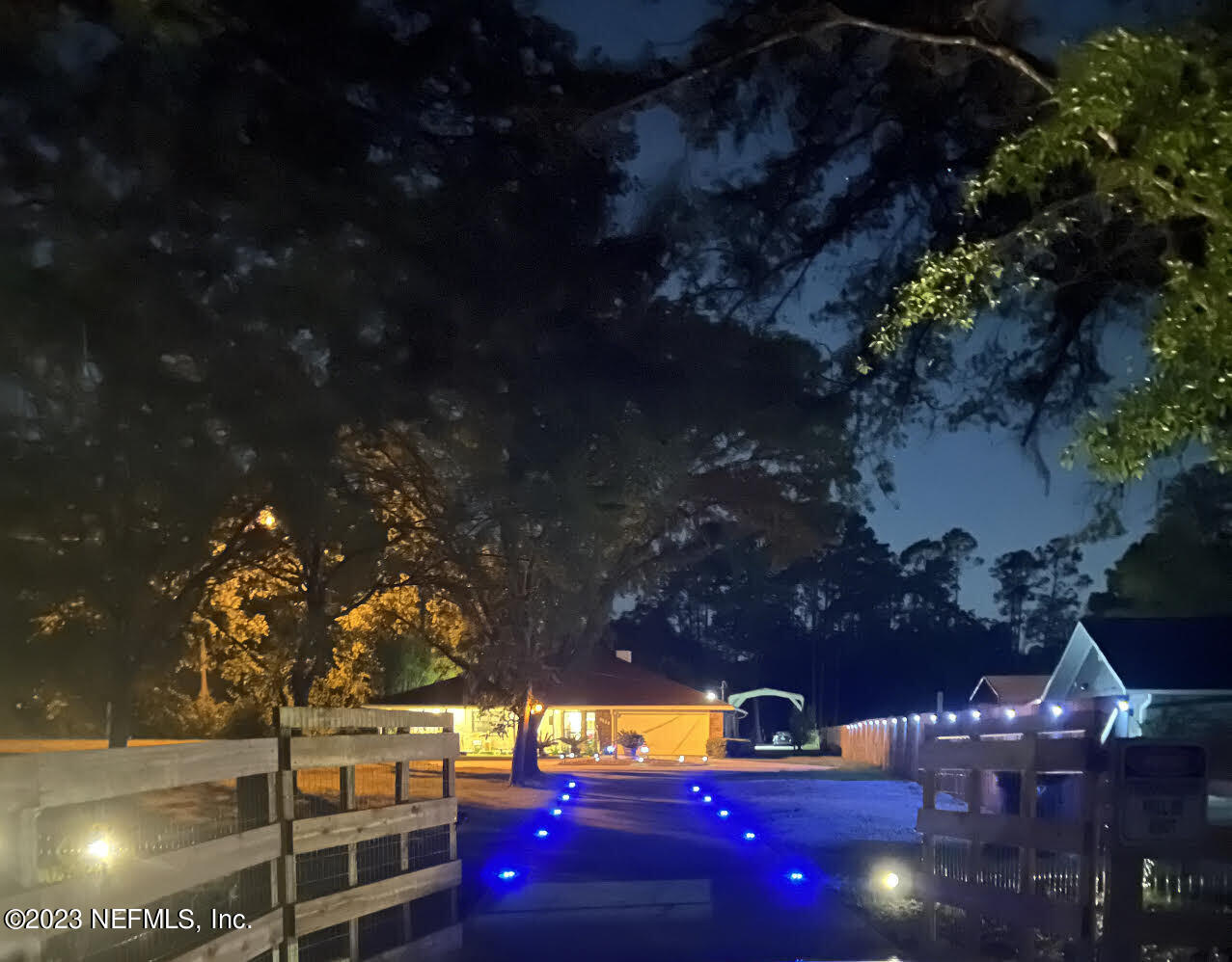 Driveway night