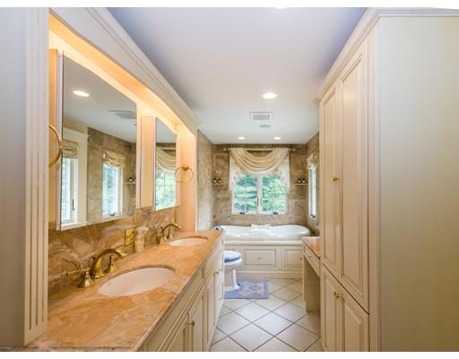 52 Crestview Road Milton, MA 02186 - Photo 18 of 25 a bathroom with a granite countertop sink mirror bathtub and toilet