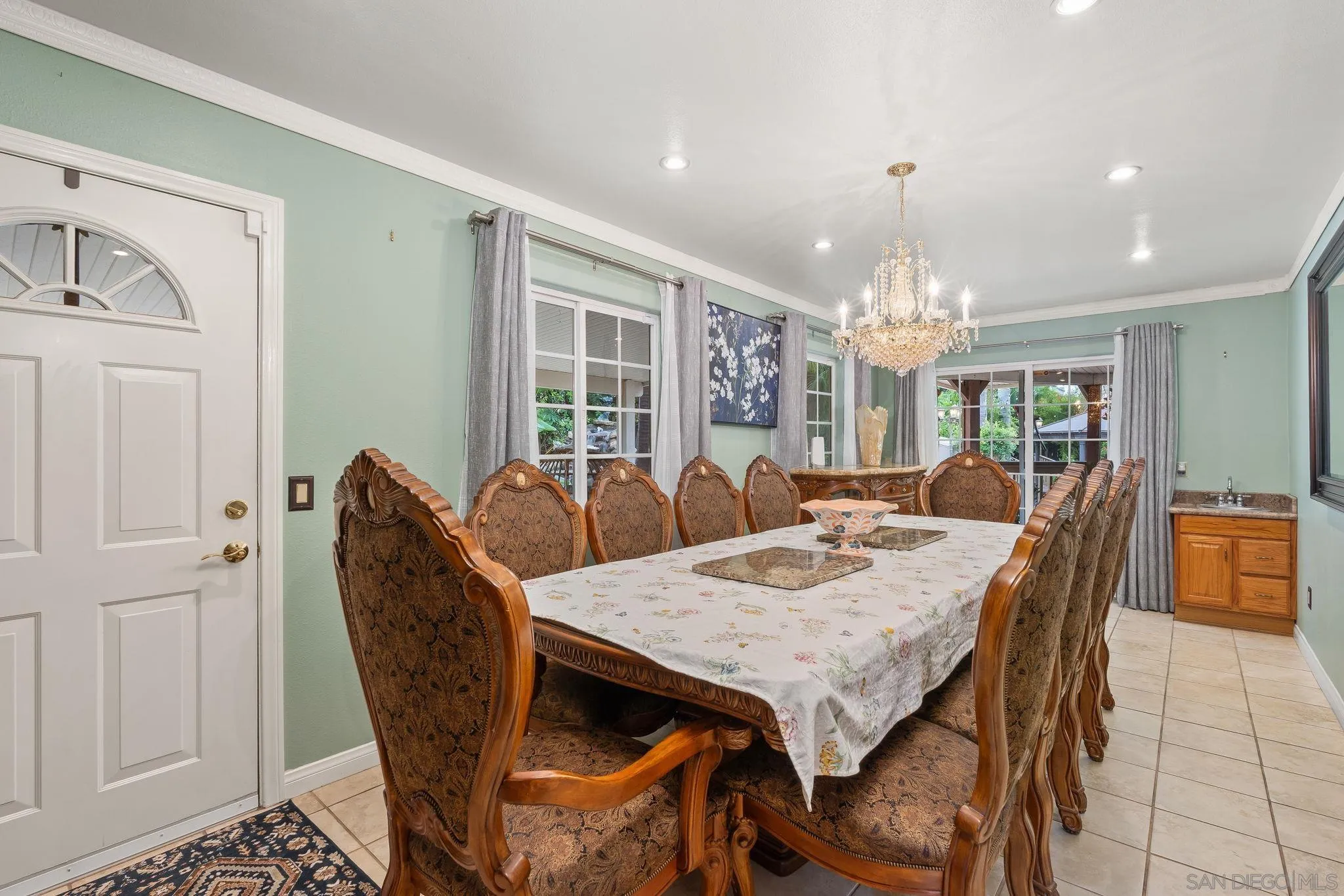 1451 Vía Lima Fallbrook, CA 92028 - Photo 30 of 41 a view of a dining room with furniture