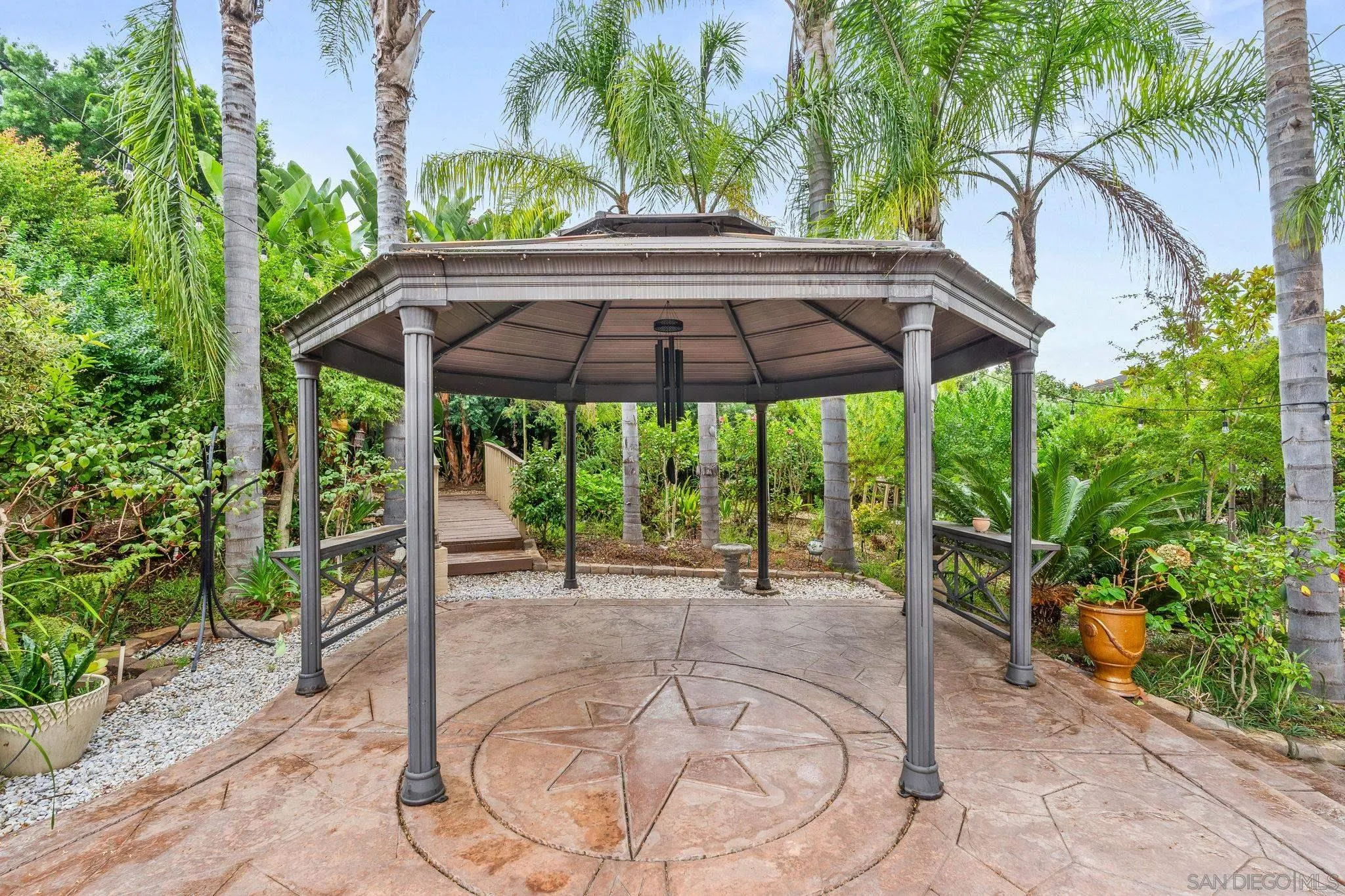 1451 Vía Lima Fallbrook, CA 92028 - Photo 38 of 41 a view of a backyard with a patio and plants