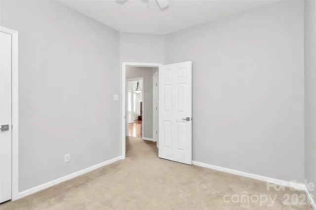 a view of an empty room