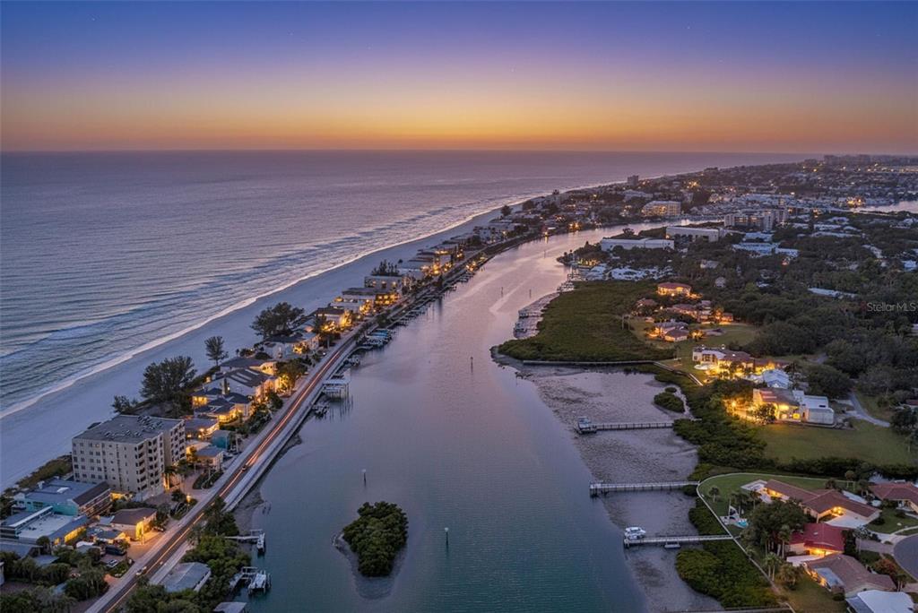 20001 Gulf Boulevard, Unit 403 Indian Shores, FL 33785 - Photo 40 of 43 an aerial view of residential houses with outdoor space