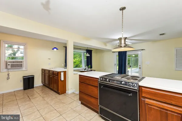 a kitchen with stainless steel appliances granite countertop a stove and a sink