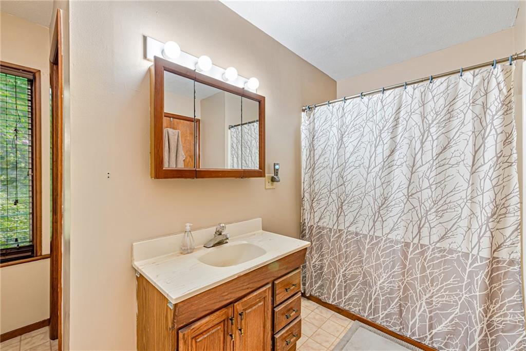 257 Fallen Timber Road Avella, PA 15312 - Photo 14 of 32 a bathroom with a sink a vanity and a mirror