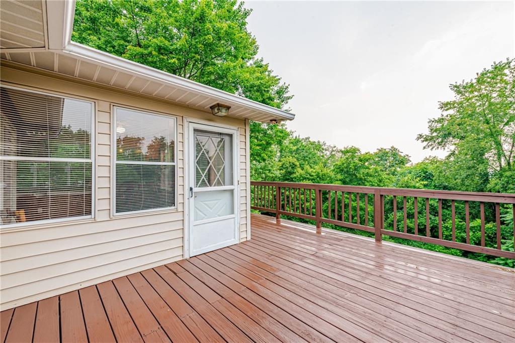257 Fallen Timber Road Avella, PA 15312 - Photo 21 of 32 a view of a balcony with wooden floor
