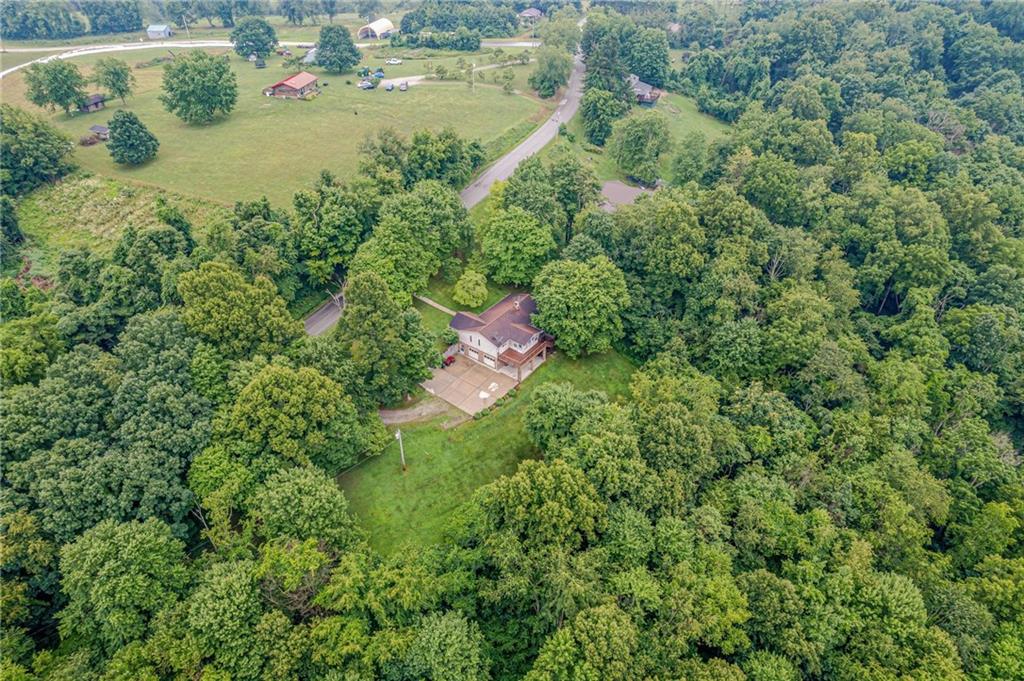 257 Fallen Timber Road Avella, PA 15312 - Photo 29 of 32 an aerial view of residential house with outdoor space and trees around