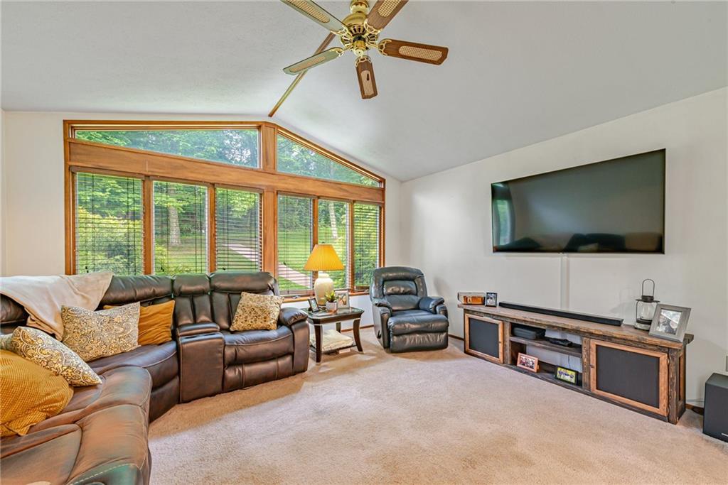 257 Fallen Timber Road Avella, PA 15312 - Photo 5 of 32 a living room with furniture and a flat screen tv