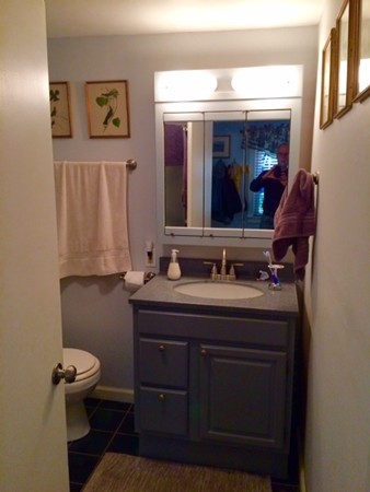 176 South Chesterfield Road Goshen, MA 01096 - Photo 9 of 21 a bathroom with a sink and a mirror
