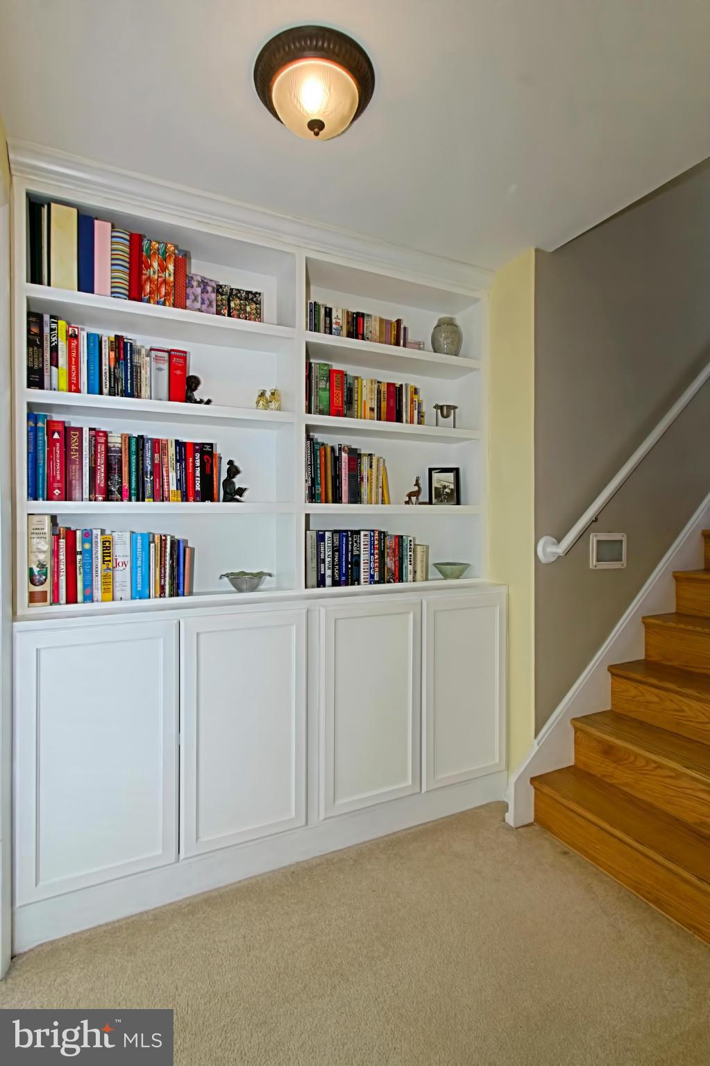 314 Cabin Road Southeast Vienna, VA 22180 - Photo 23 of 30 Lower level built-in bookcase