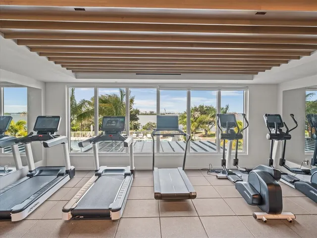 a view of a lake from a balcony