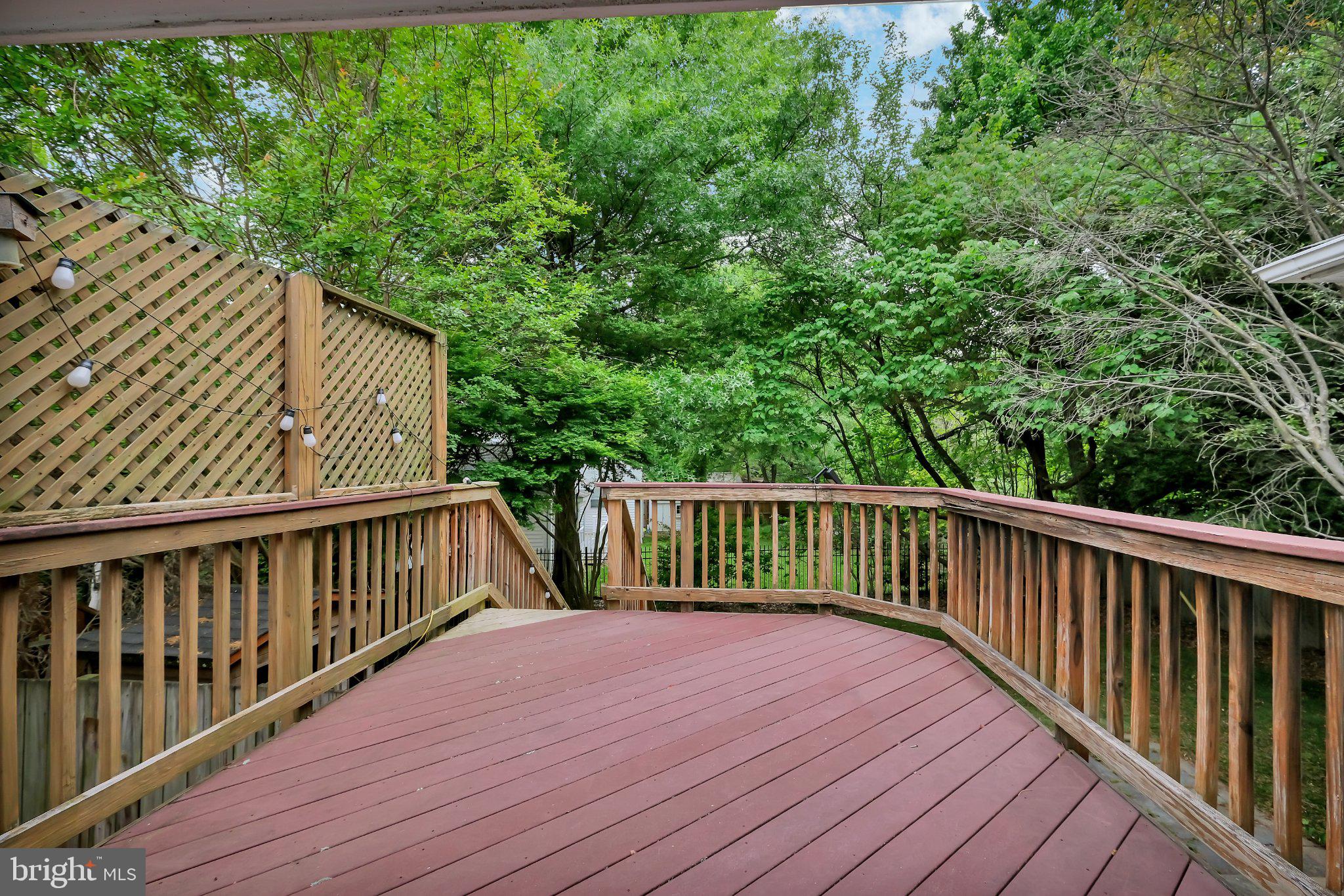 1706 North Glebe Road Arlington, VA 22207 - Photo 32 of 36 Serene deck embraced by nature.
