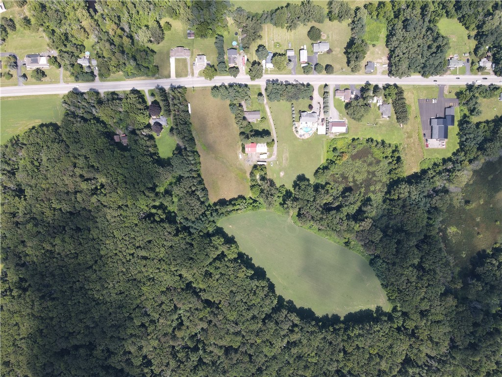 9395 West Ridge Road Brockport, NY 14420 - Photo 6 of 32 Drone view of property
