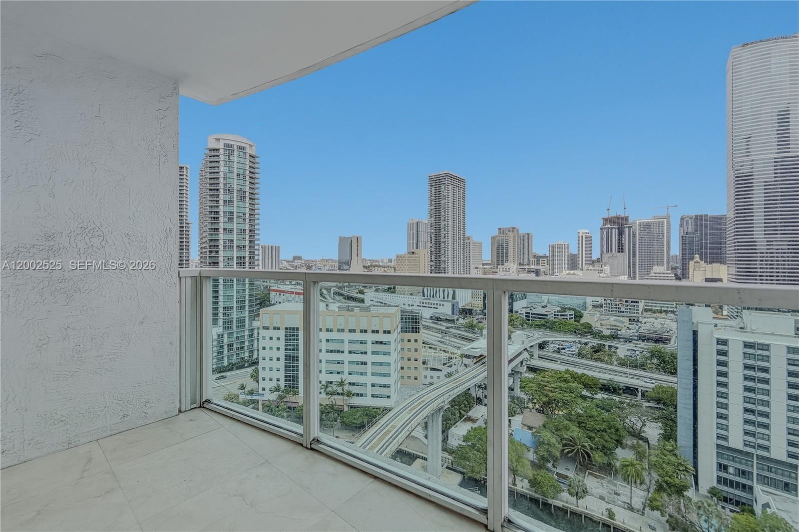 31 Southeast 5th Street, Unit 2301 Miami, FL 33131 - Photo 24 of 50 a view of city from balcony