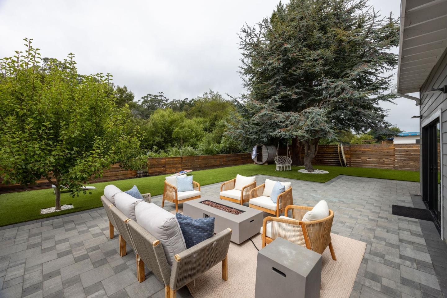 1460 Flores Drive Pacifica, CA 94044 - Photo 54 of 69 a view of backyard of house with seating space