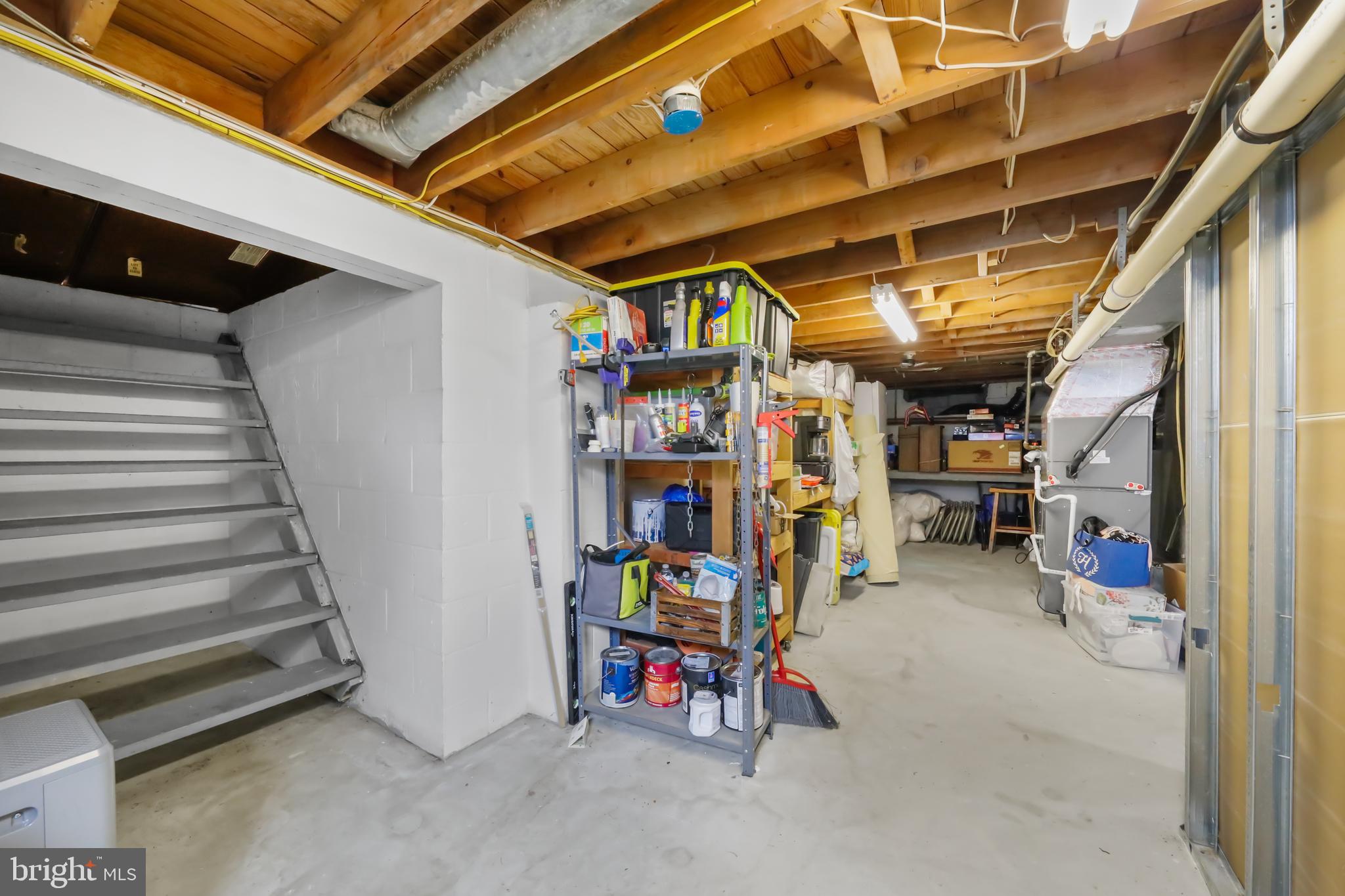 511 Perry Drive Mount Laurel, NJ 08054 - Photo 31 of 36 Basement workshop area and storage