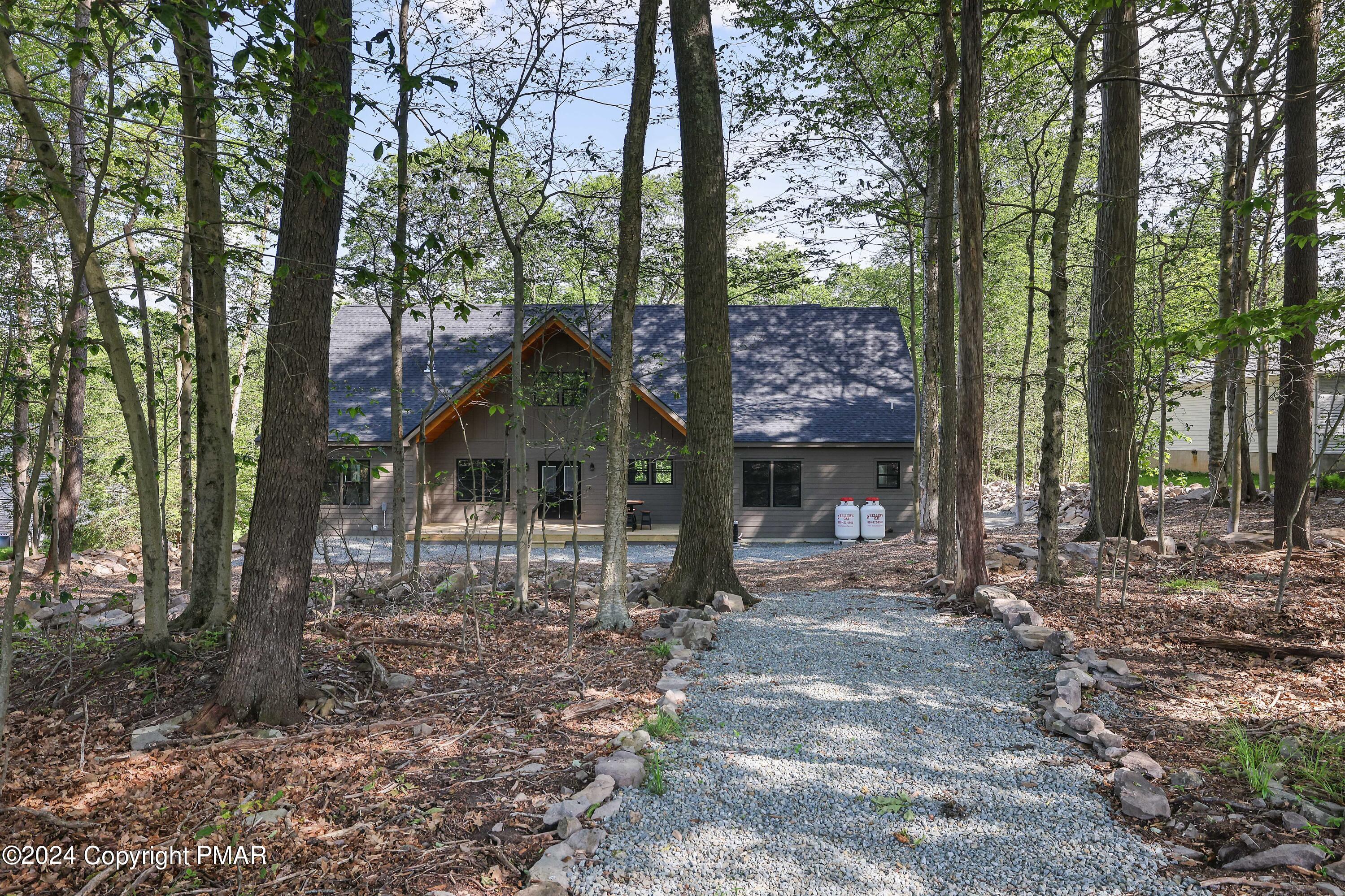 1195 Kilmer Road Tobyhanna, PA 18466 - Photo 4 of 83 Golf Path Leading to House