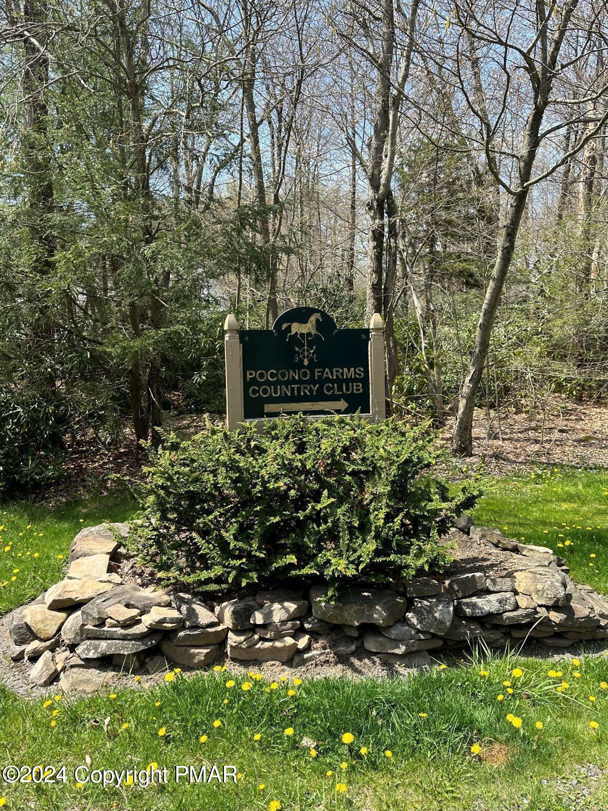 1195 Kilmer Road Tobyhanna, PA 18466 - Photo 69 of 83 Pocono CC Sign