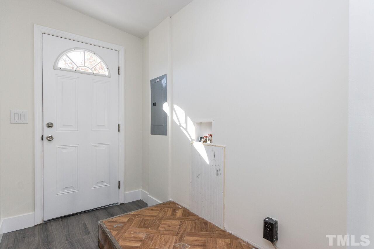 233 Eisler Drive Lillington, NC 27546 - Photo 5 of 29 a view of entryway with wooden floor