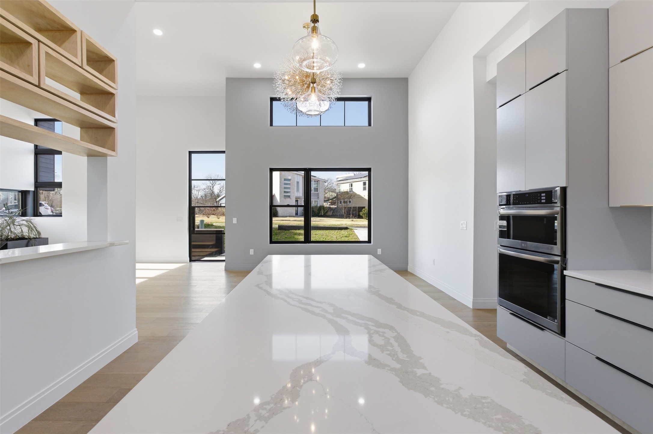 5013 Rob-Scott Street Austin, TX 78721 - Photo 1 of 35 View looking towards the dinning area from the back of the kitchen.
