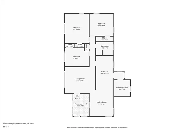 $239,000 | 505 Anthony Road, Waynesboro, GA 30830