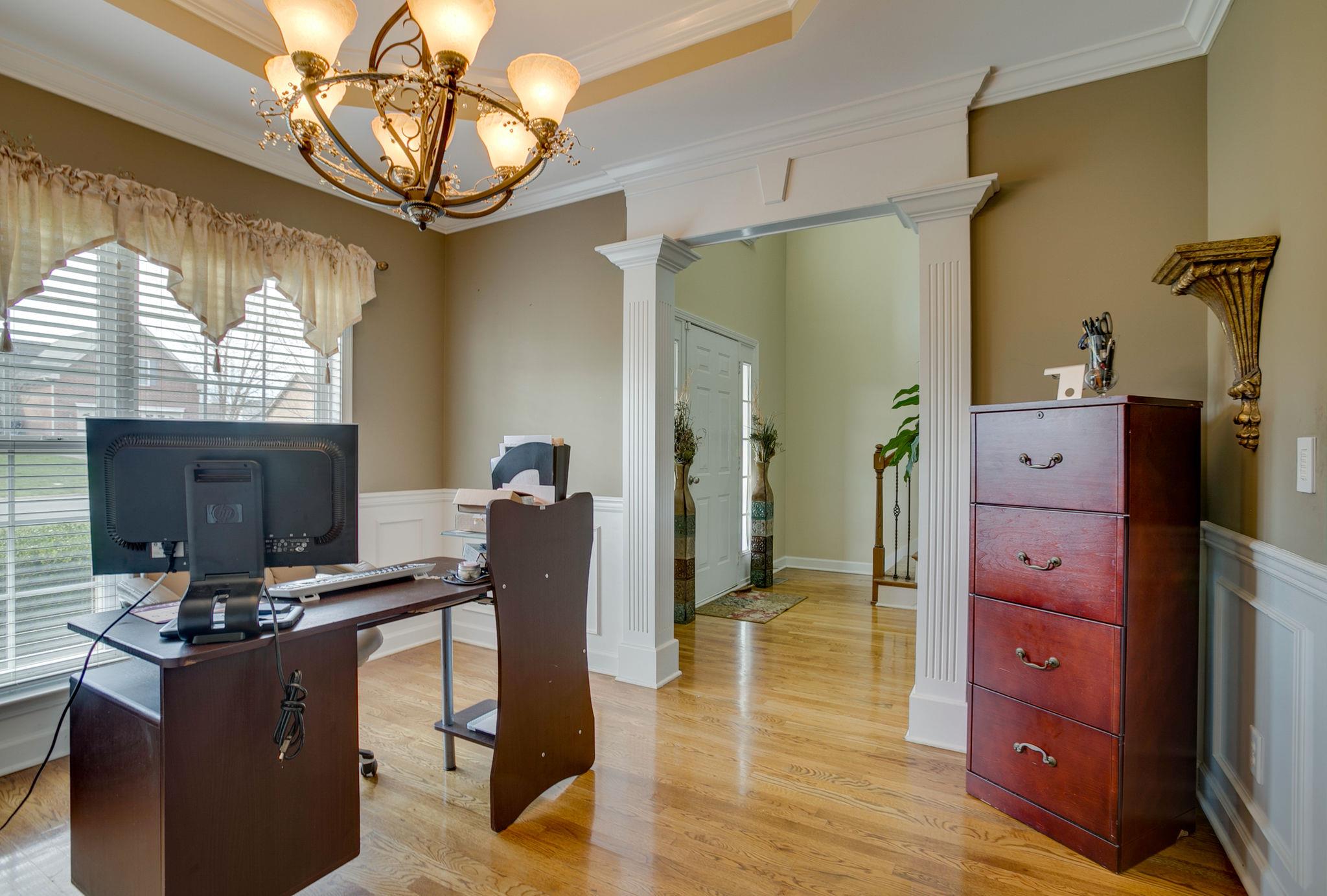 824 Renaissance Avenue Murfreesboro, TN 37129 - Photo 4 of 20 Dining room is currently used as home office. This home has beautiful trim work throughout