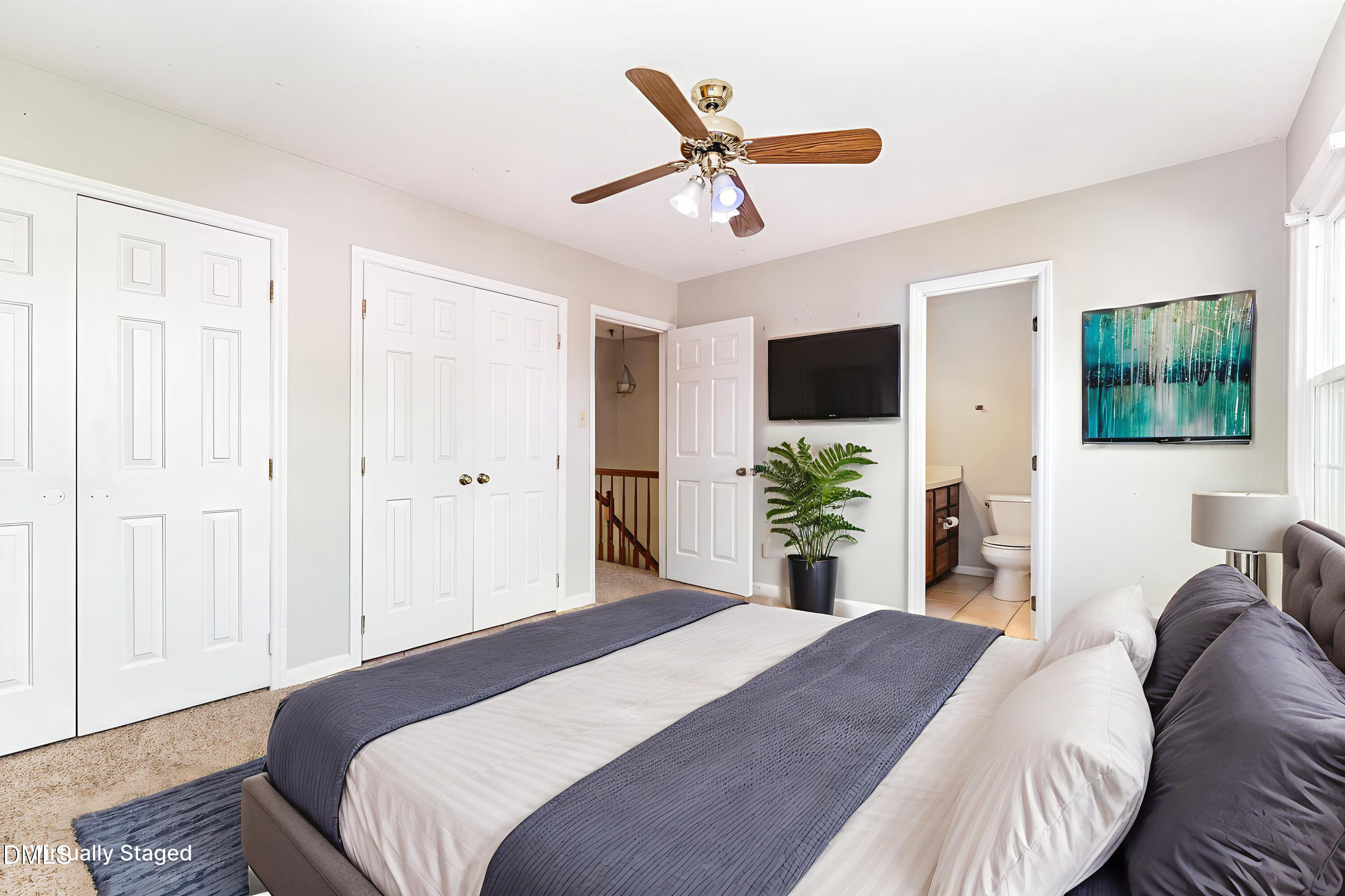 6205 Waterside Lane Raleigh, NC 27613 - Photo 29 of 40 Bedroom 1 - virtually staged
