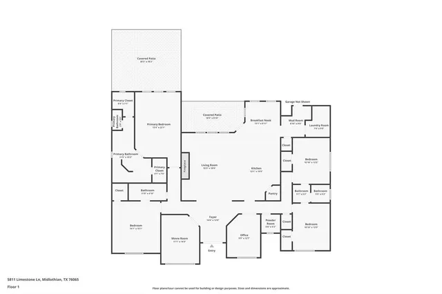 $875,000 | 5811 Limestone Lane, Midlothian, TX 76065