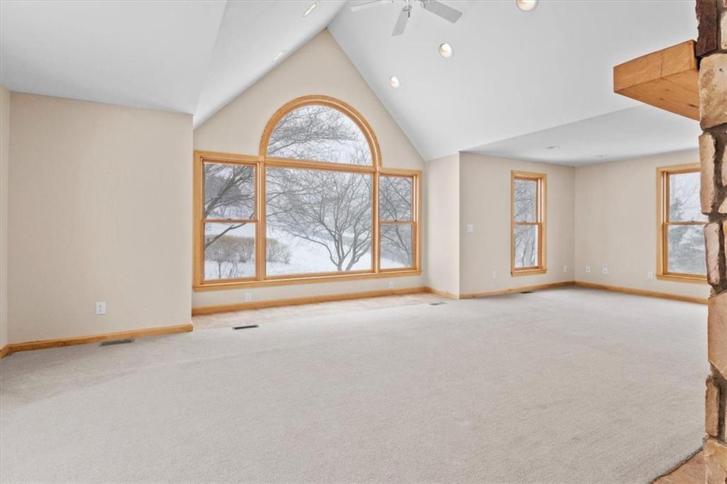 32 Canter Drive Sewickley, PA 15143 - Photo 9 of 25 an empty room with windows lake and mountain view