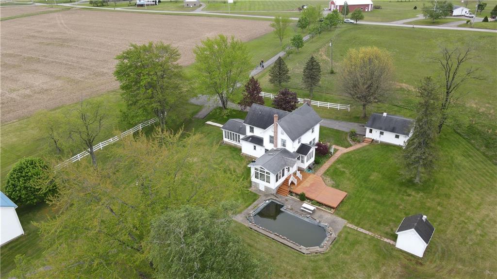 172 Valley Road Cranberry, PA 16319 - Photo 49 of 50 an aerial view of a house with a yard