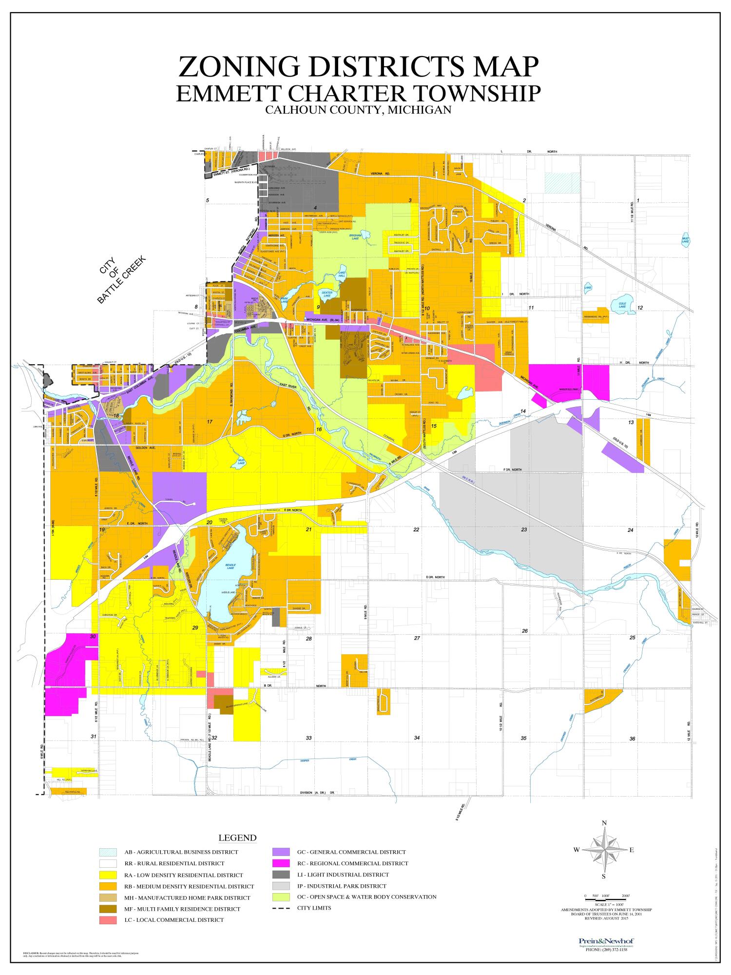 8583 Verona Road Battle Creek, MI 49014 - Photo 7 of 7 Official_Zoning_District_Map_20151