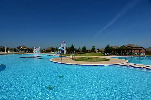 a view of swimming pool with outdoor space