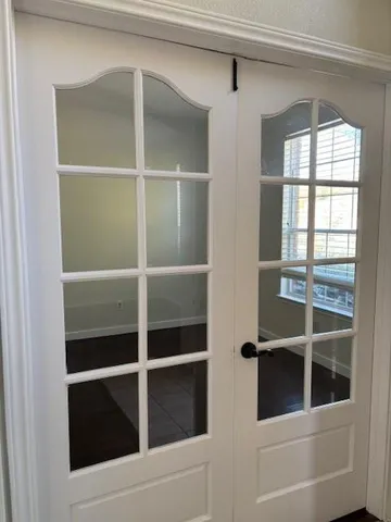 a view of a walk in closet