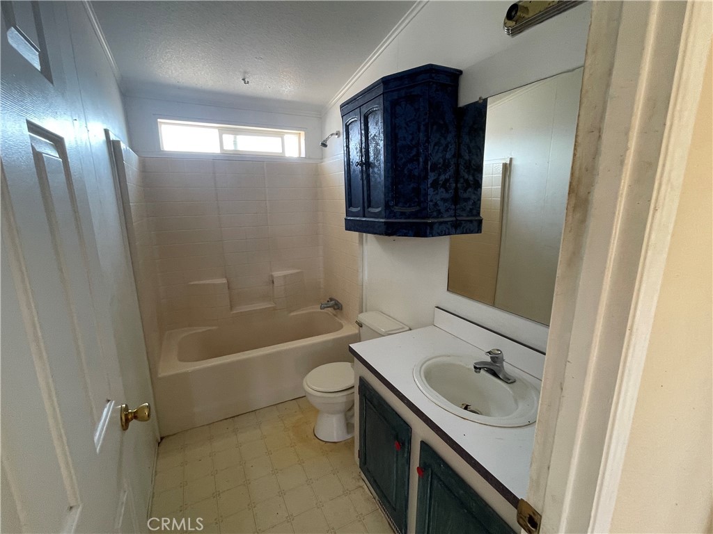18600 Chippewa Road Lake Elsinore, CA 92532 - Photo 15 of 18 a bathroom with a sink a toilet and shower