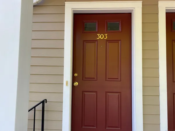 a view of front door