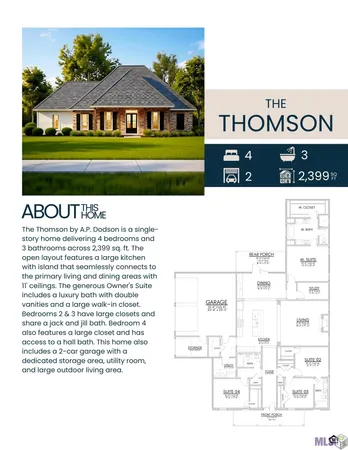 $465,800 | 15952 J Baughman Alley, Walker, LA 70785