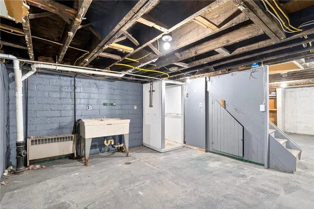 a view of under construction room and staircase