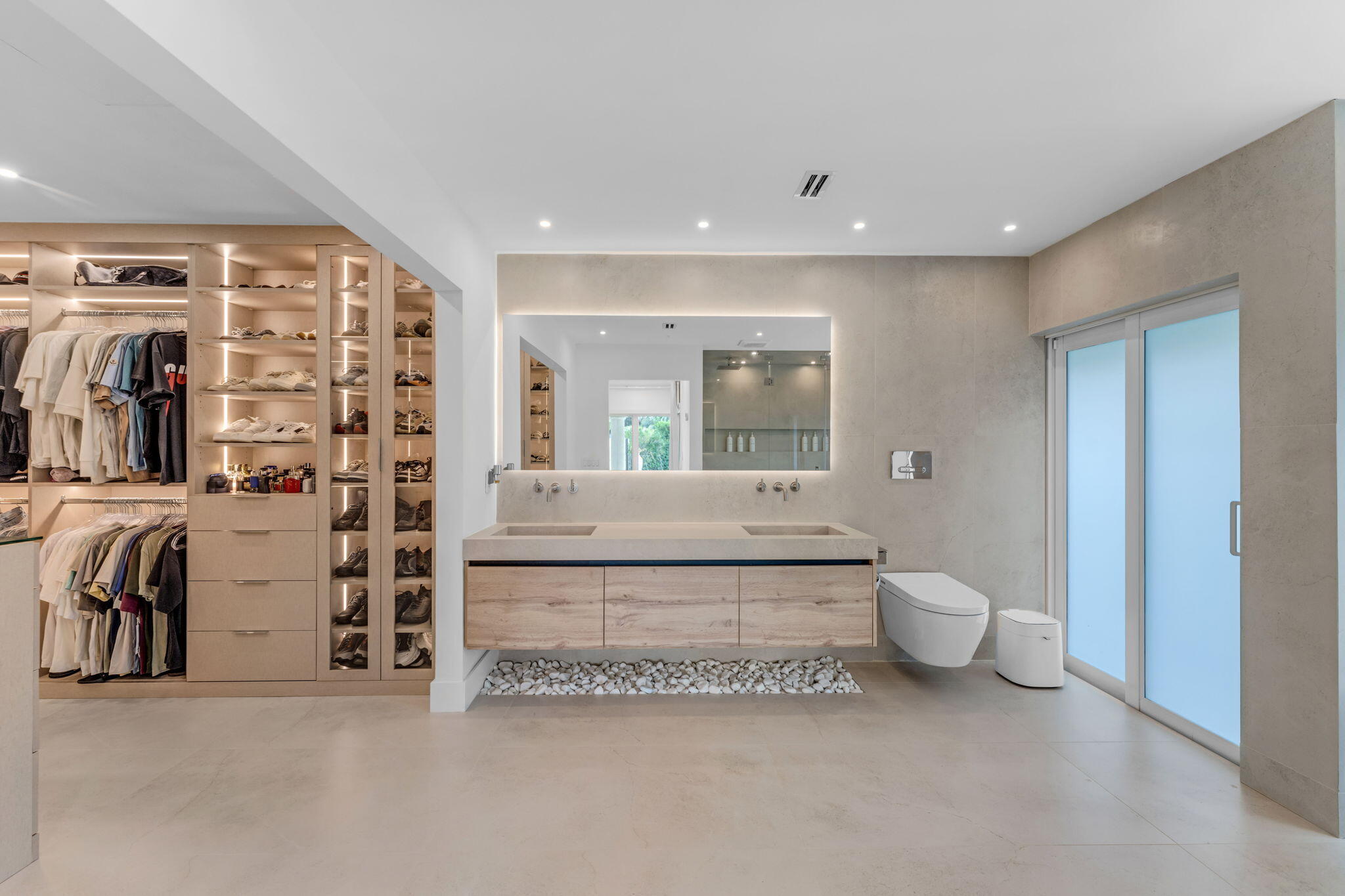 16941 Southwest 278th Street Homestead, FL 33031 - Photo 31 of 44 a bathroom with a sink a toilet and shower