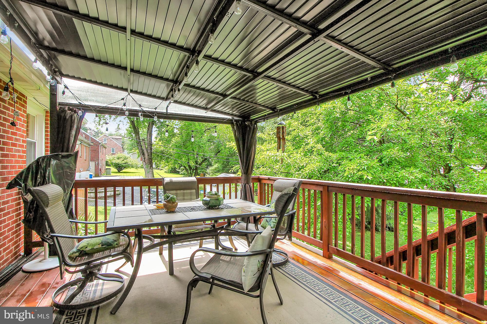 411 Devon Road York, PA 17403 - Photo 36 of 44 Covered dining area on large deck
